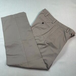 Dockers Chino Pants Mens 30x30 Khaki Tan Excellent Straight Leg Flat Front